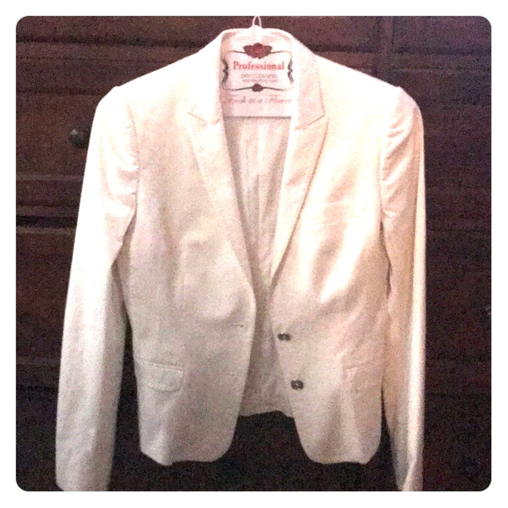 Dolce and Gabbana cream jacket